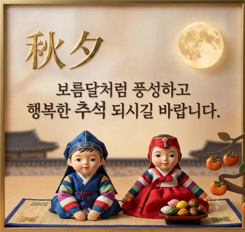 "카톡으로 밋밋하게 글자만 보내지 마세요" 센스 소리 듣는 추석 명절 인사말 이미지 무료 다....