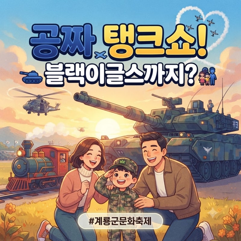 계룡군문화축제 2026 일정 지상군페스티벌 에어쇼