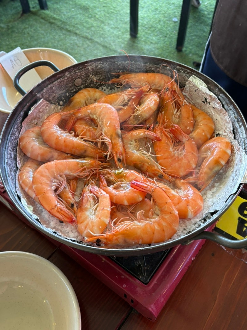 영종도 대하구이 만정수산 매년 가는 야장 맛집