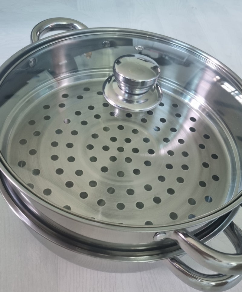 [스텐 인덕션 범용 찜기 샤브샤브 (27.5cm)] 후기