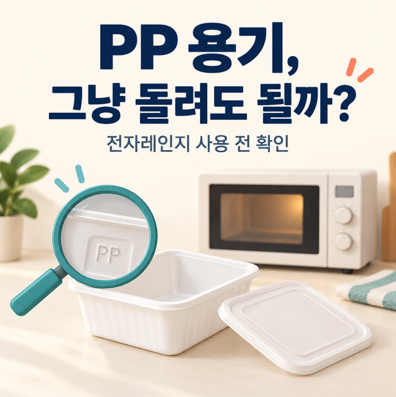 배달용기 전자레인지, PP면 괜찮을까? 뚜껑과 재사용까지 확인하세요