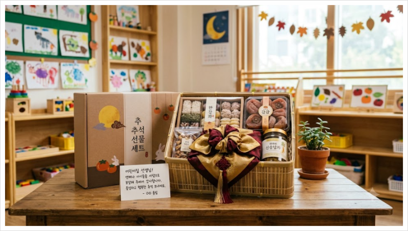 "더도 말고 이것만 챙기세요" 어린이집 선생님 추석선물, 진짜 부담 없는 건 뭘까?