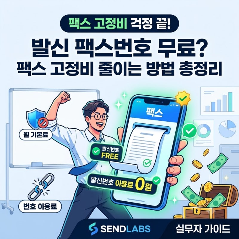 발신 팩스번호 무료? 팩스 고정비 줄이는 방법 총정리 (실무자 가이드)
