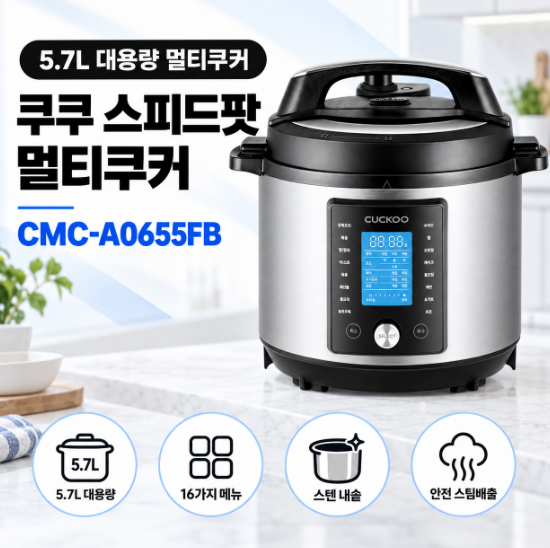 밥부터 수육 · 수비드까지 냄비 하나로? l 쿠쿠 스피드팟 멀티쿠커 CMC-A0655FB