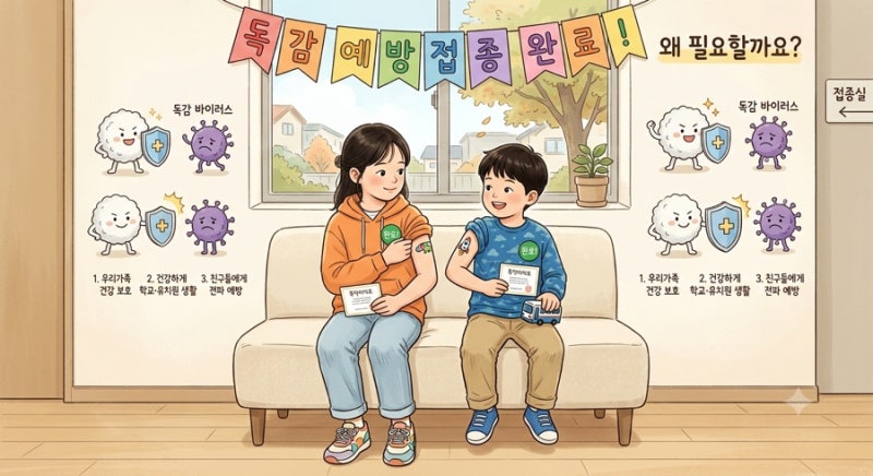 [독감 예방접종 총정리] 연령별 무료 접종 시기부터 주의사항까지!