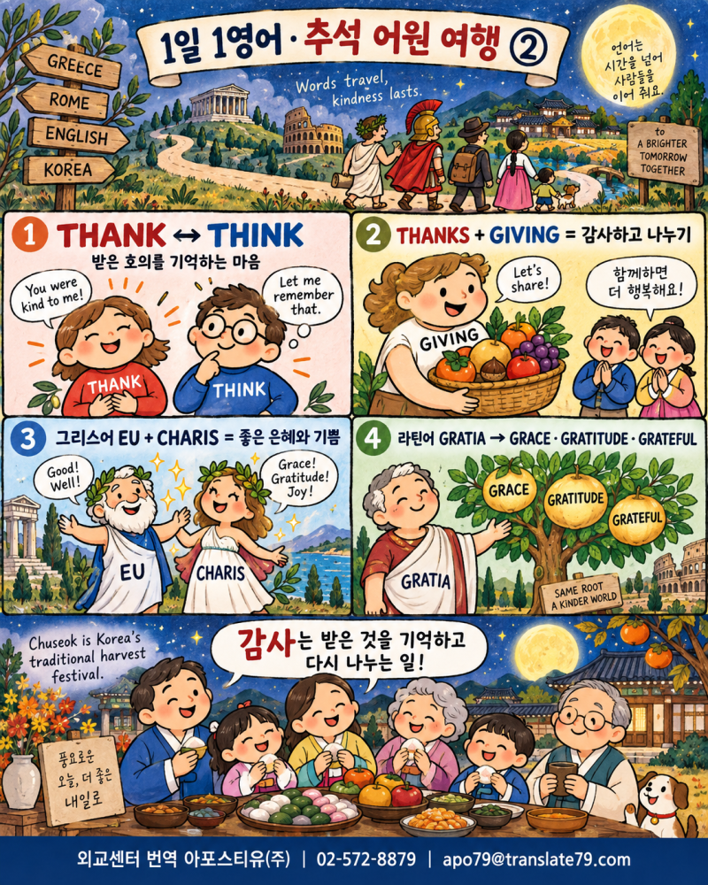 ‘추석’은 영어로 Thanksgiving일까?