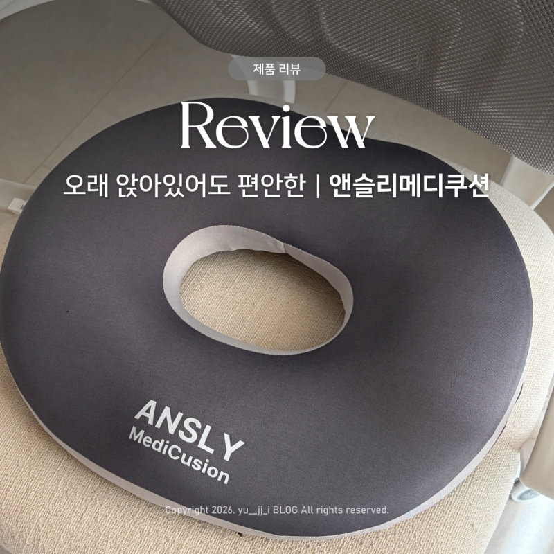 오래 앉아있어도 편안한 도넛방석｜앤슬리메디쿠션