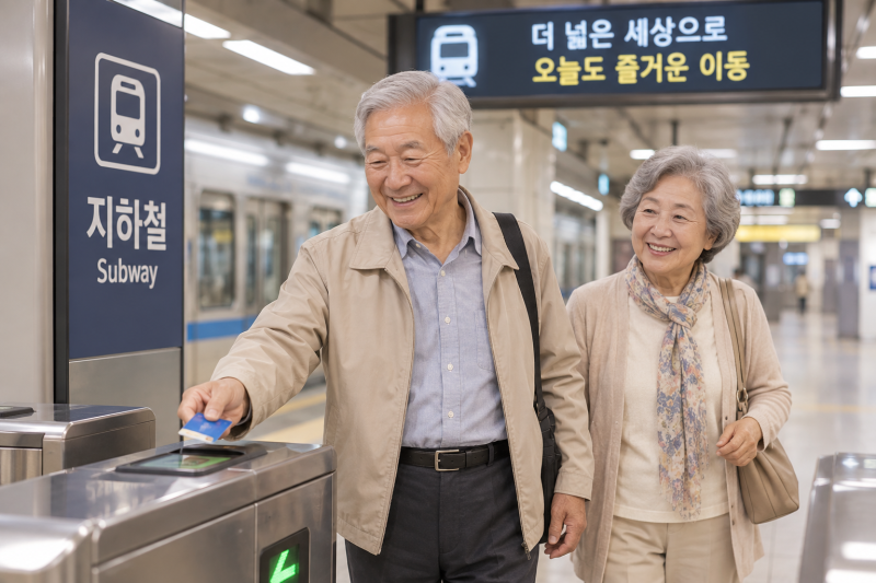 65세 이상 교통비 혜택 총정리｜지하철·철도 할인 어디까지 될까?