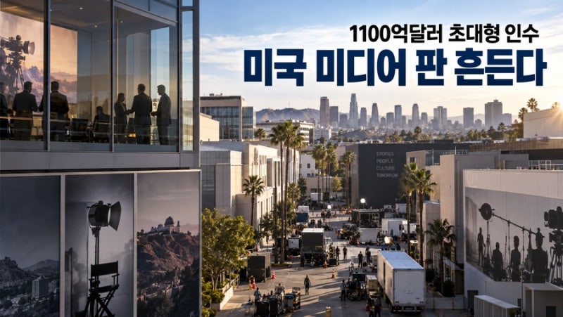1100억달러 미디어 인수 막판 합의, CNN·CBS 한 회사 된다
