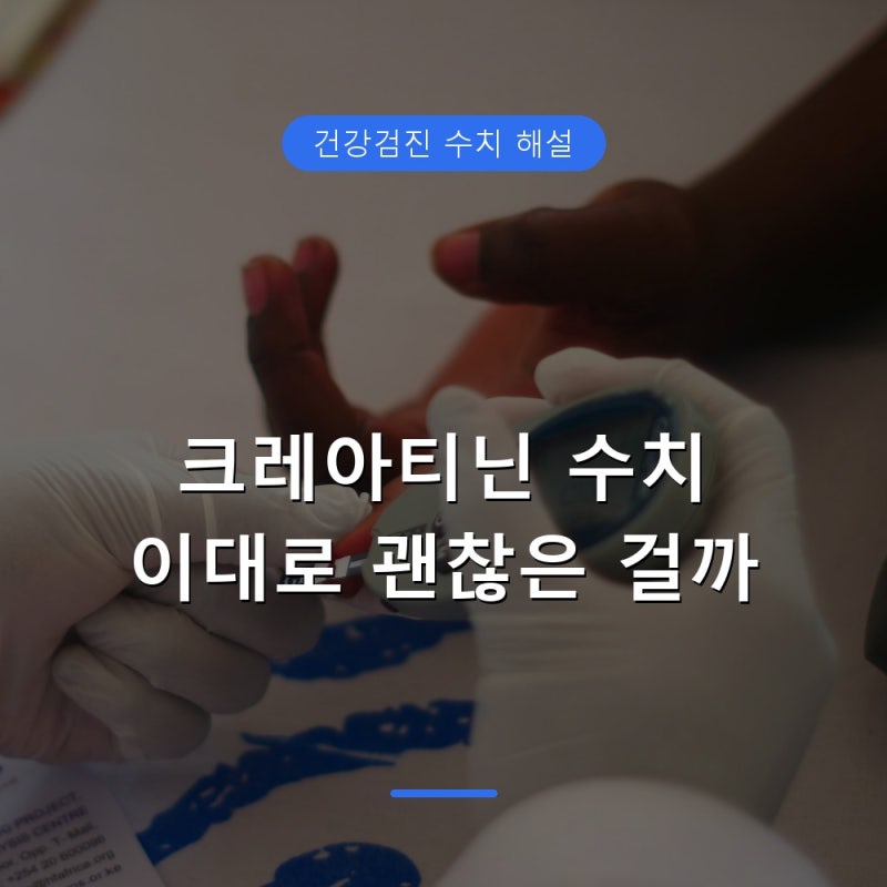 크레아티닌 eGFR 수치 정상범위와 신장기능 단계별 의미