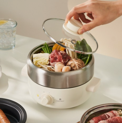 디온리 멀티쿠커, 찜·전골·라면 한대로 가능할까? NJM221CW 4in1 활용 체크
