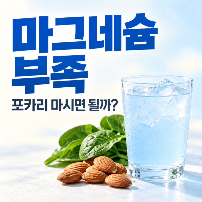마그네슘 부족하면 포카리스웨트를 마시면 될까? 효능과 부족 증상 정리