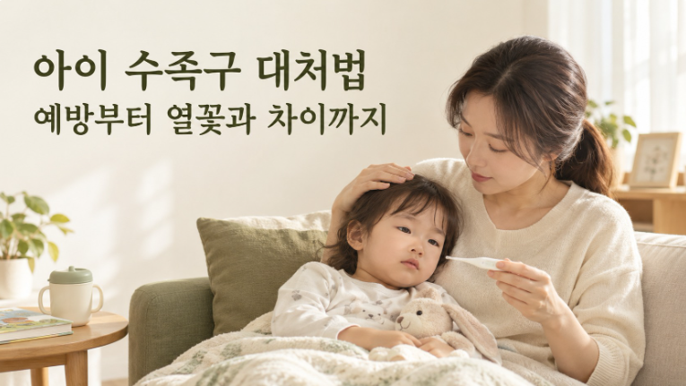 아이 수족구 증상과 대처법｜예방부터 열꽃·돌발진 차이, 어린이집 등원까지
