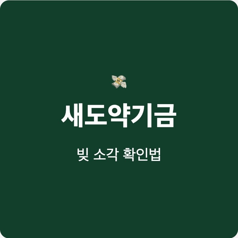 새도약기금 채무 소각이 안 된다면 어떤 지원을 받을 수 있을까요