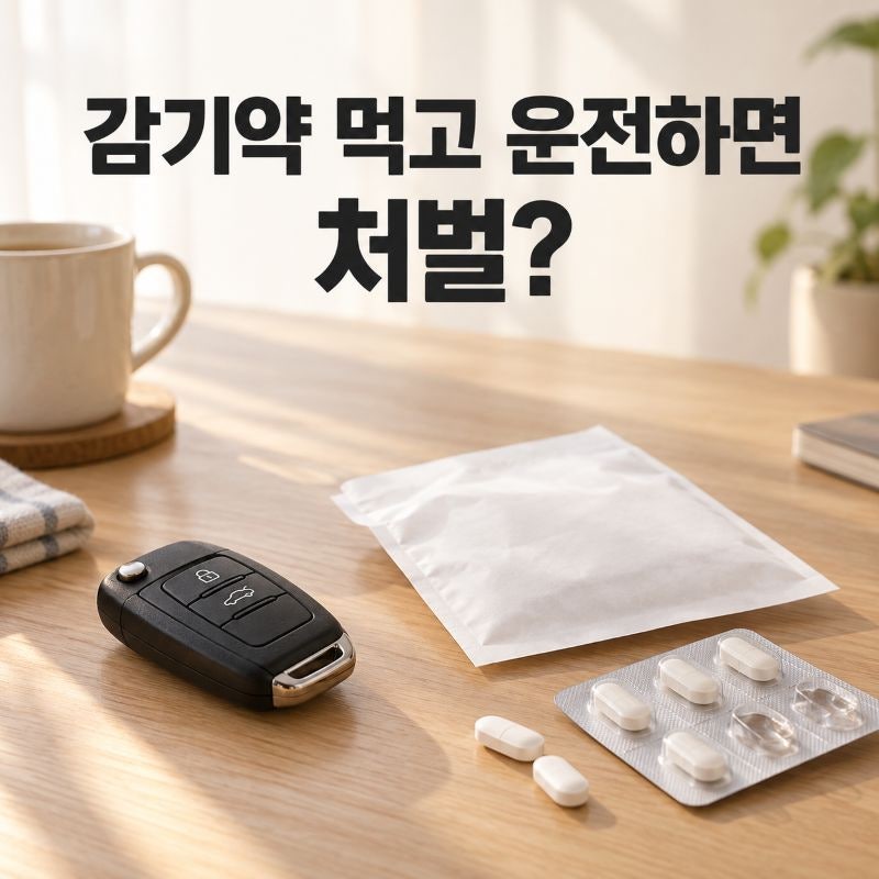 출근길 기침 때문에 감기약 먹고 운전했는데 벌금 2천만원?