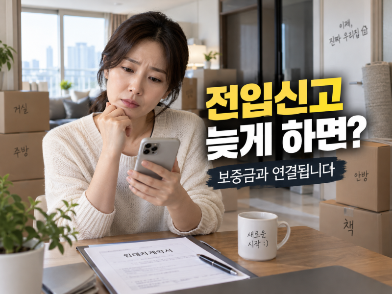 전입신고 늦게 하면 뭐가 달라질까? 이사 후 생각보다 중요한 이유