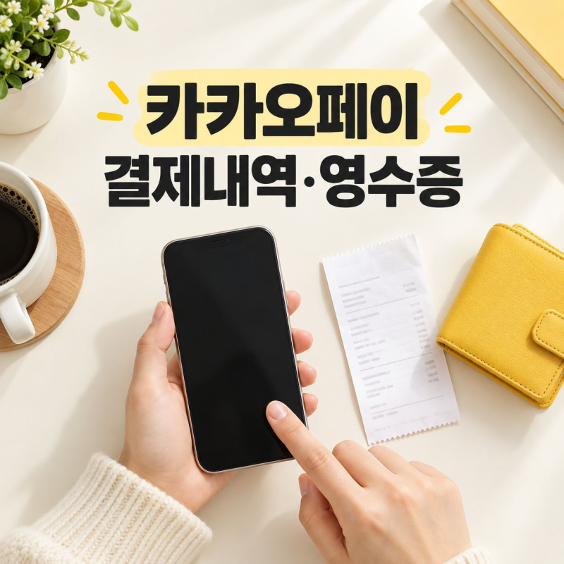 카카오페이 결제내역 확인, 영수증 찾고 저장하는 순서