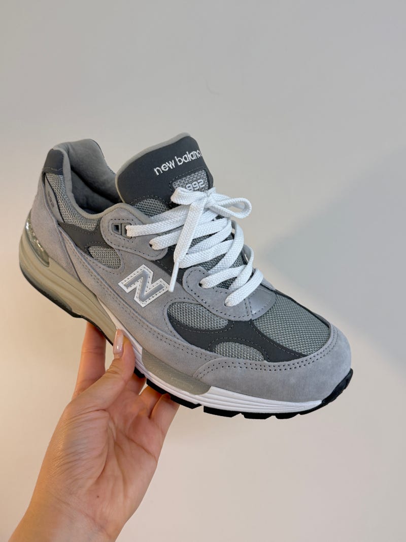 뉴발란스 992 그레이 260 사이즈팁, 993 차이점 비교