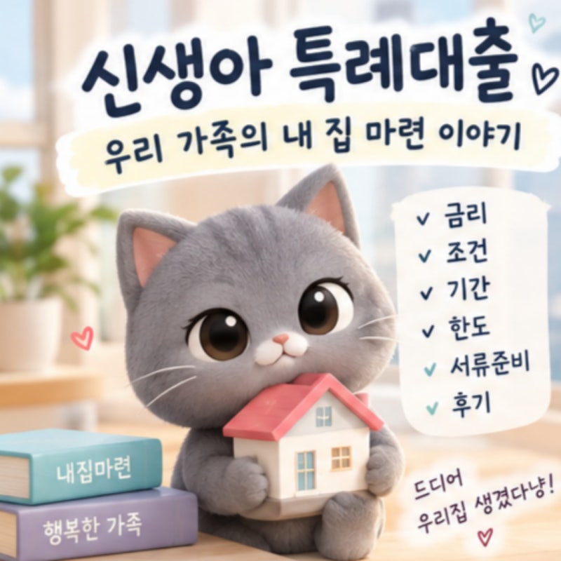 신생아 특례대출 금리 조건 기간 한도 서류준비 후기