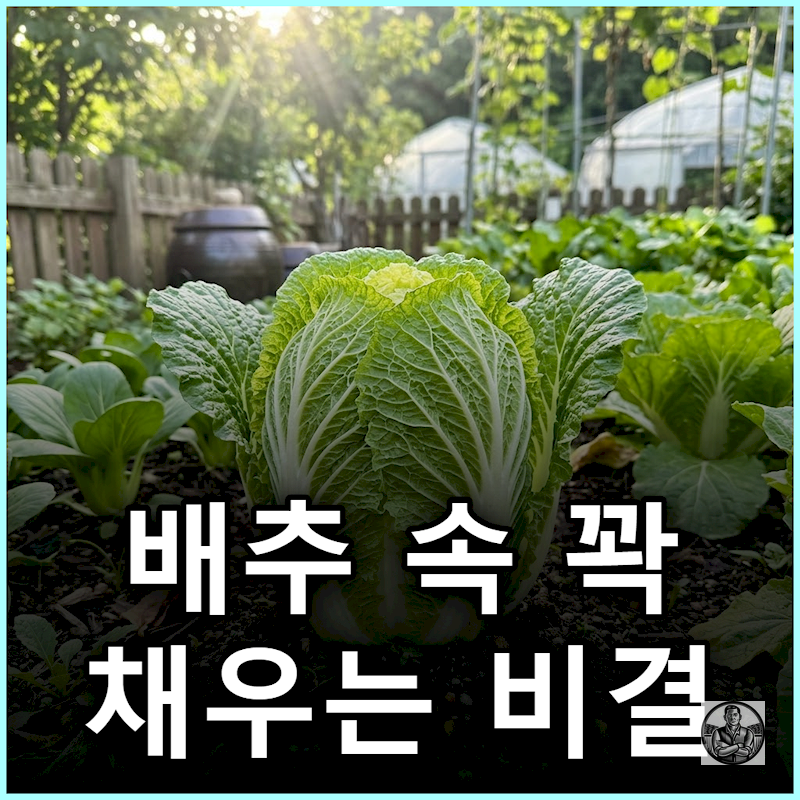 김장배추 속잎 안 오므라드는 질소 과다 원인과 해결 방법