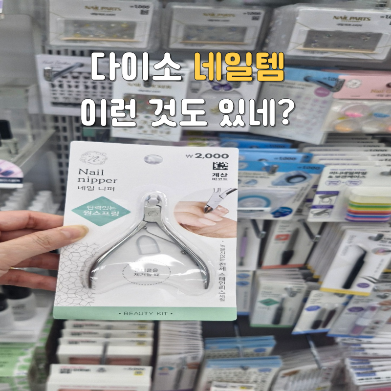 다이소 네일 손질 도구 1천원부터, 이런 것까지 있더라고요