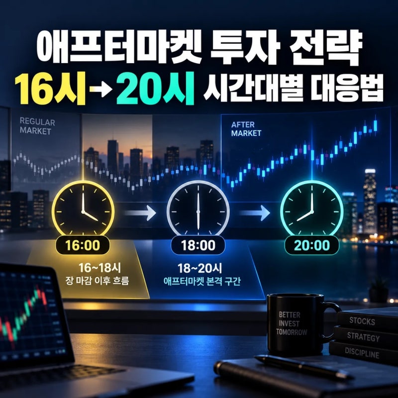 애프터마켓 투자 전략, 오후 4시부터 8시까지 시간대별 대응법