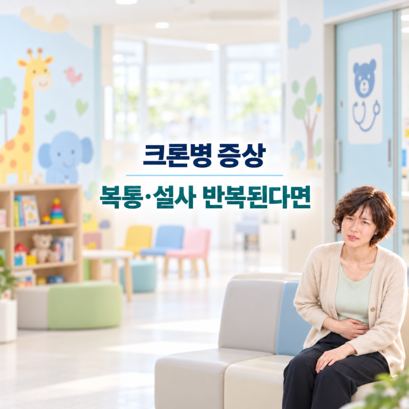크론병 증상, 반복되는 복통과 설사를 가볍게 보면 안 되는 이유