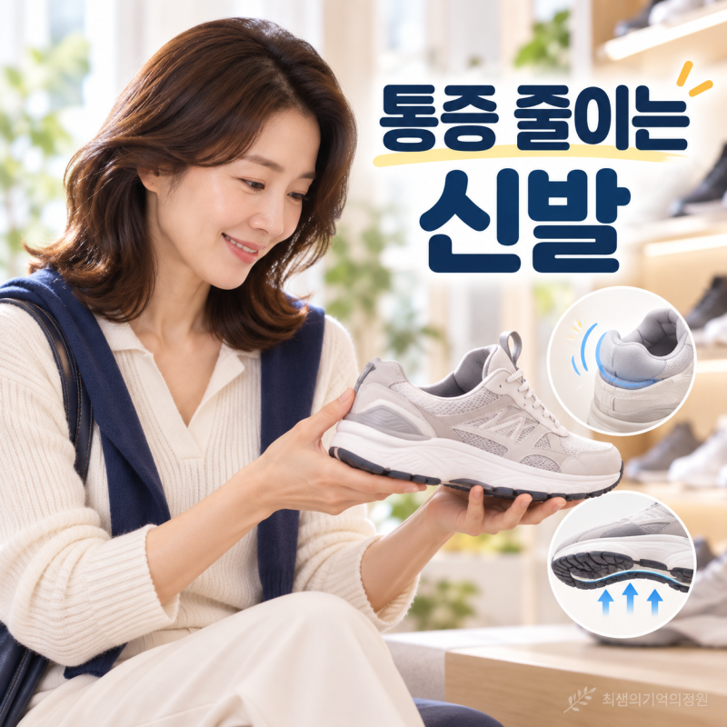 족저근막염 신발, 발뒤꿈치 아플 때 이렇게 고르세요!
