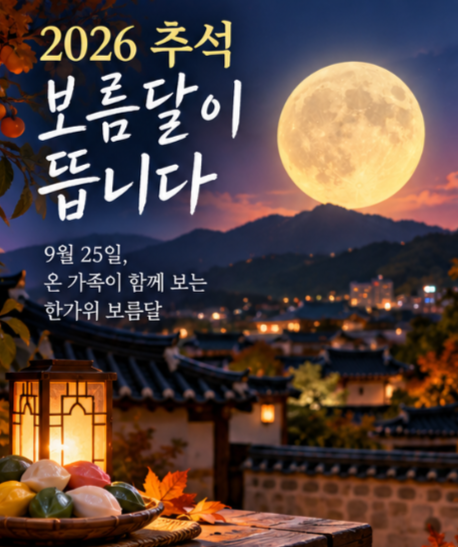 2026 추석 보름달 몇 시에 뜰까? 서울 오후 5시34분…진짜 ‘둥근달’은 이틀 뒤