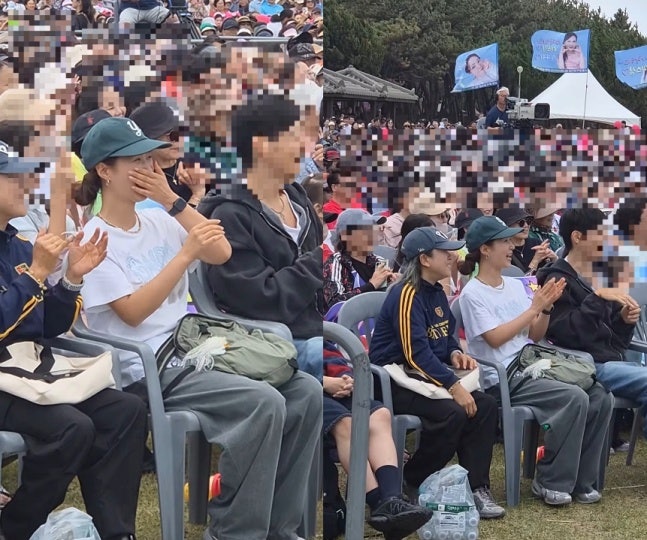 "소시 유리, 전국노래자랑 관람 인증" 서귀포 현장 포착