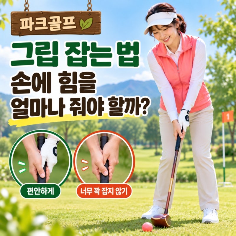 파크골프 그립 잡는 법, 손에 힘을 얼마나 줘야 할까?