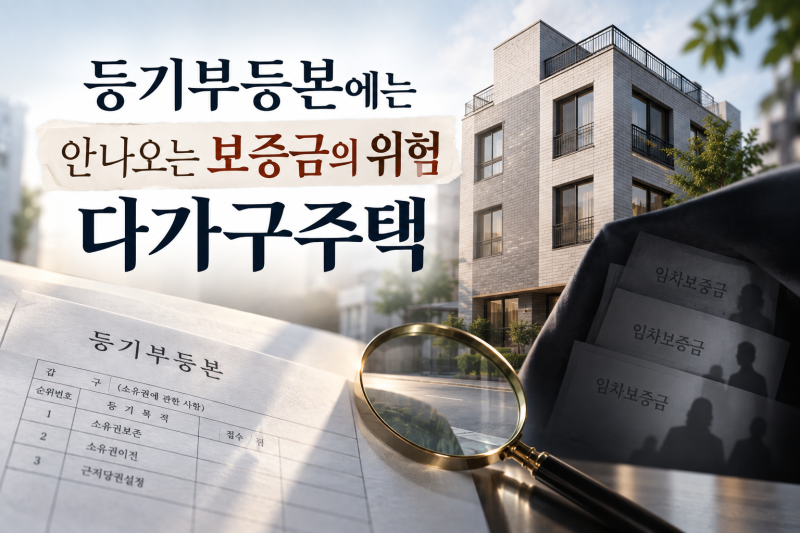 다가구주택 전세 위험, 등기부등본에 안 나오는 선순위 보증금 확인법