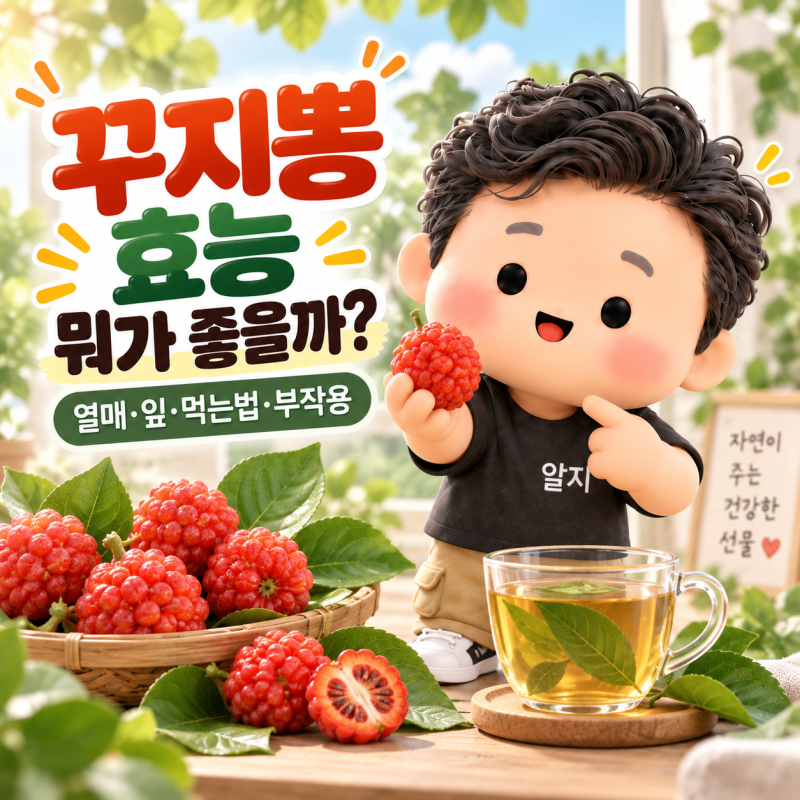 "꾸지뽕 효능 뭐가 좋을까?"｜열매·잎 먹는법부터 부작용까지 총정리