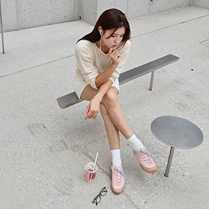 노스페이스 화이트라벨 클리프로우 여자운동화 추천 신발 사이즈부터 가을 코디 후기