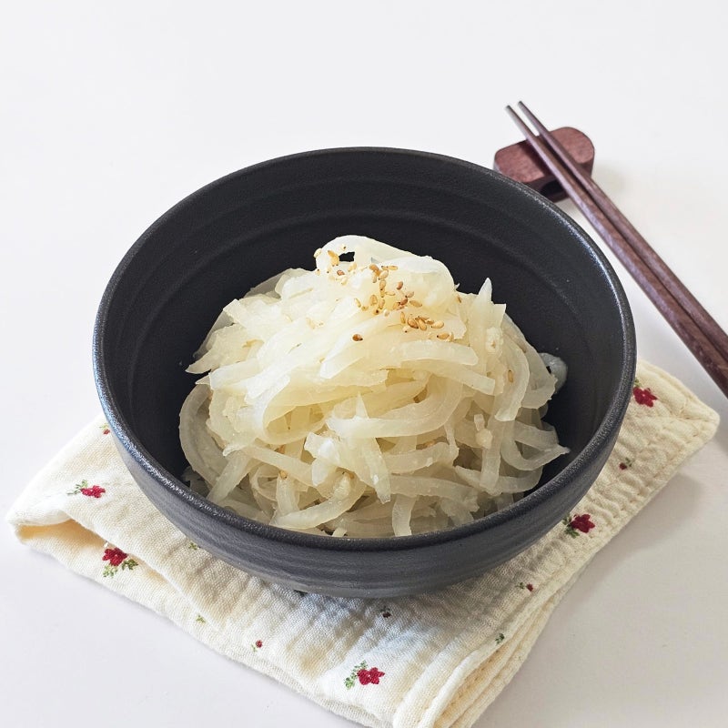 이렇게 볶으면 안 부서져요! 명절 나물 4탄 '무나물볶음' 레시피