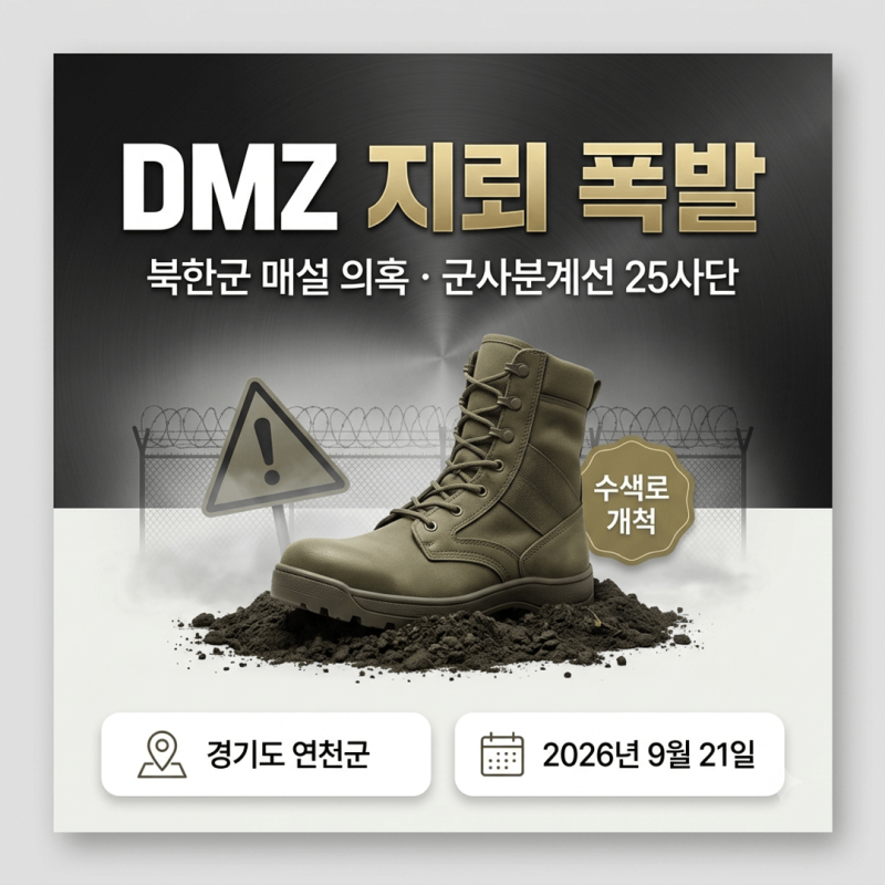 DMZ 지뢰 폭발 사고, 지뢰방호장화 착용에도 발목 절단 중상…북한 목함지뢰 의혹 커지는 이....