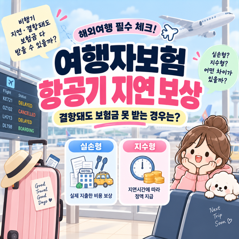 여행자보험 항공기 지연 보상｜결항돼도 보험금 못 받는 경우는?