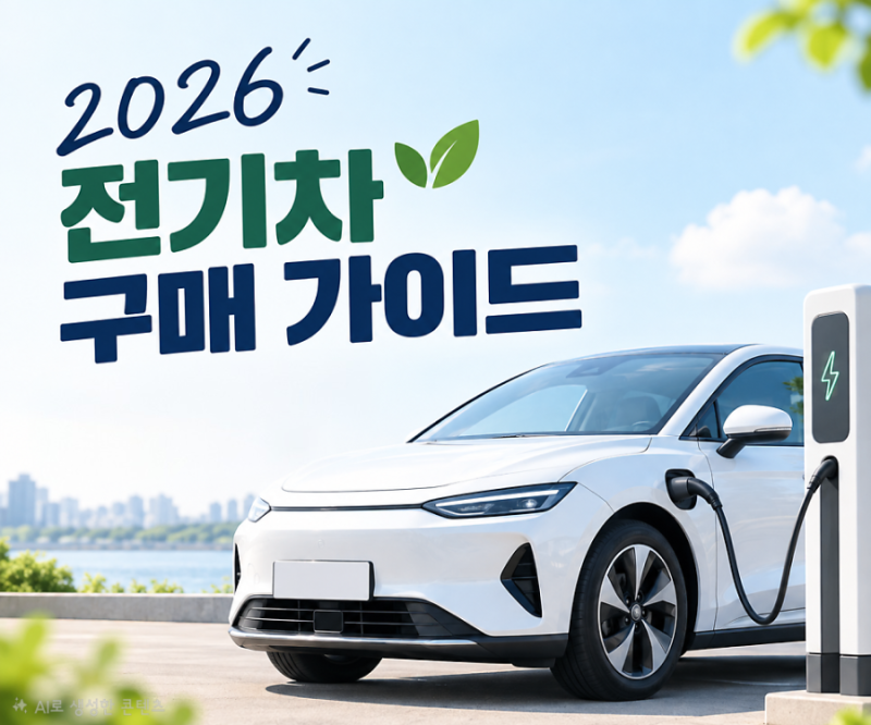 2026 전기차 구매 가이드｜연료비ㆍ유지비ㆍ보조금 계산해보니