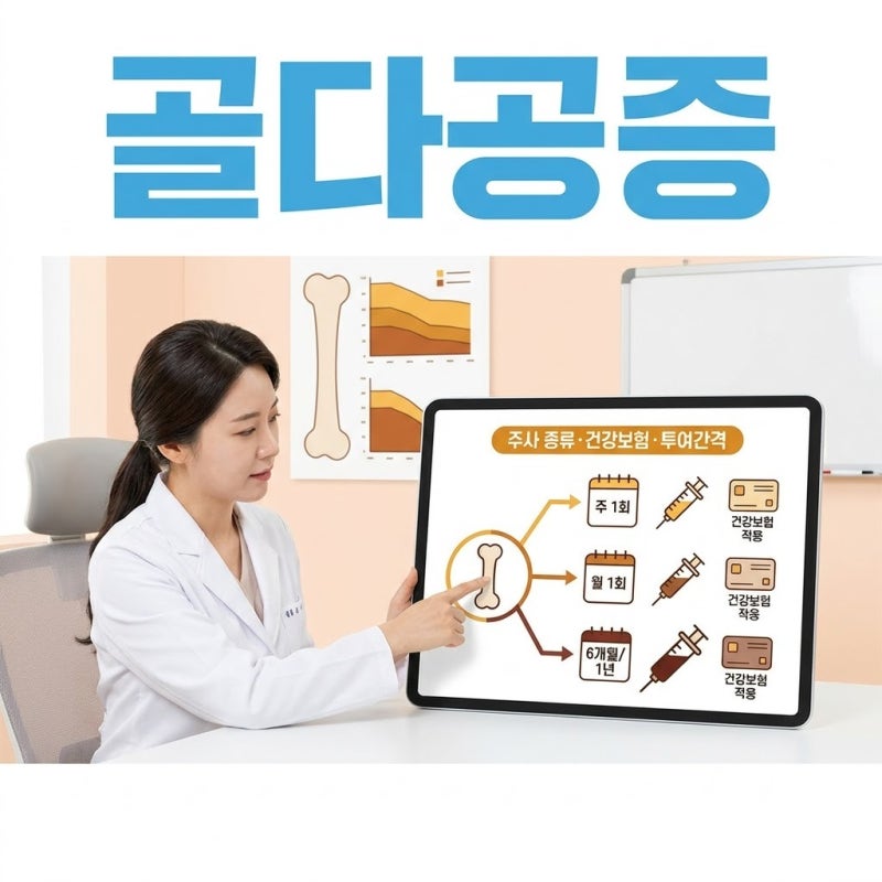 골다공증 주사 종류와 건강보험 적용 기준 2026