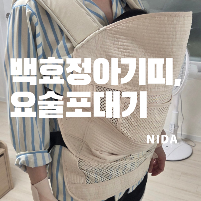 [백효정아기띠]요술포대기/아기포대기(버클타입)/초보엄마포대기/실사용솔직후기