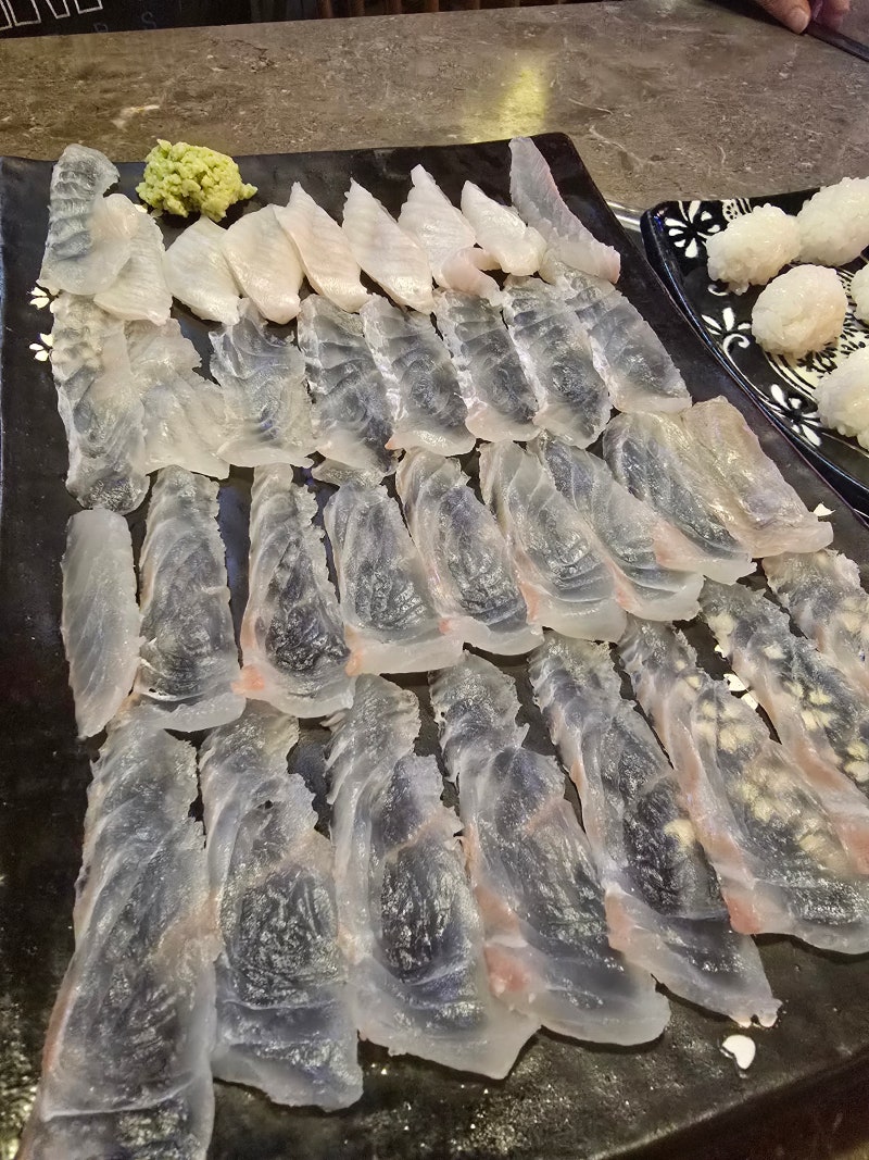 부산다대포맛집 - 다미 이자카야, 활어회부터 가자미구이 새우튀김까지 푸짐했던 곳