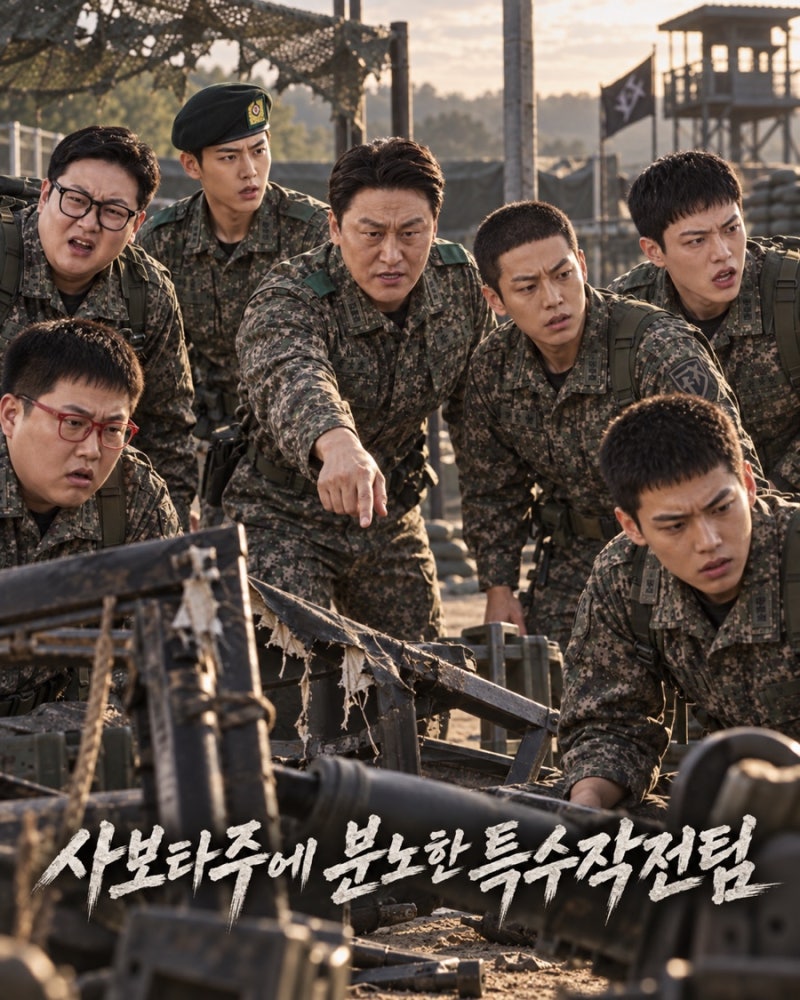 《신병4 : 사보타주》 9회 줄거리 2중대가 특전사를 전멸시켰다 맛다시 위장작전과 조백호가 ....