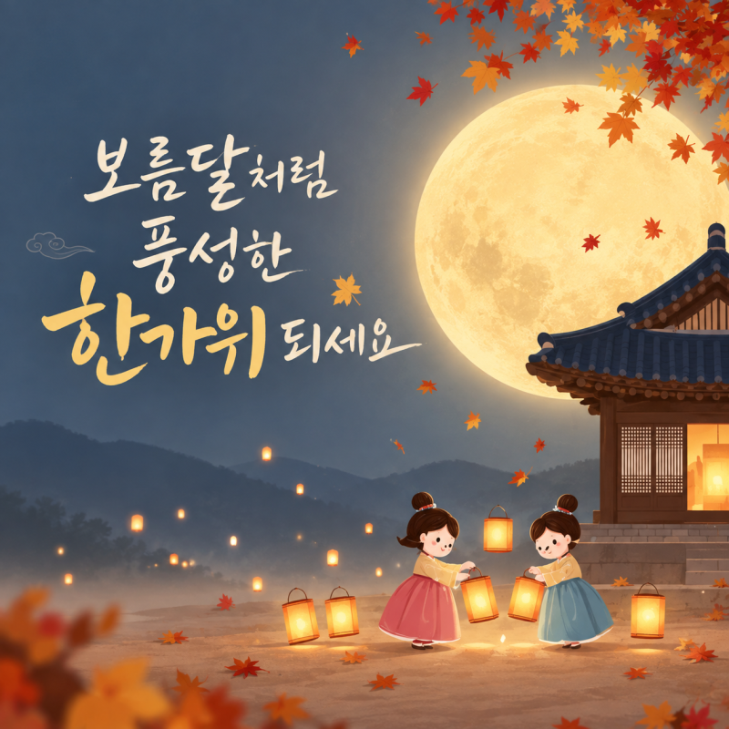 2026 추석 명절 인사말 이미지 모음, 카톡 문자 공유 문구 정리