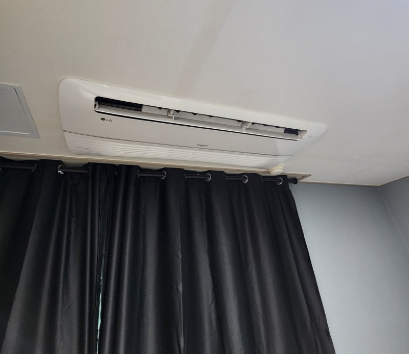 부산 문현동 시스템에어컨 청소｜LG 휘센 천장형 에어컨 분해청소