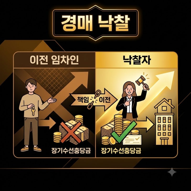 "설마 못 받나" 경매 낙찰 아파트 이전 임차인 장기수선충당금 돌려받는 현실적 기준