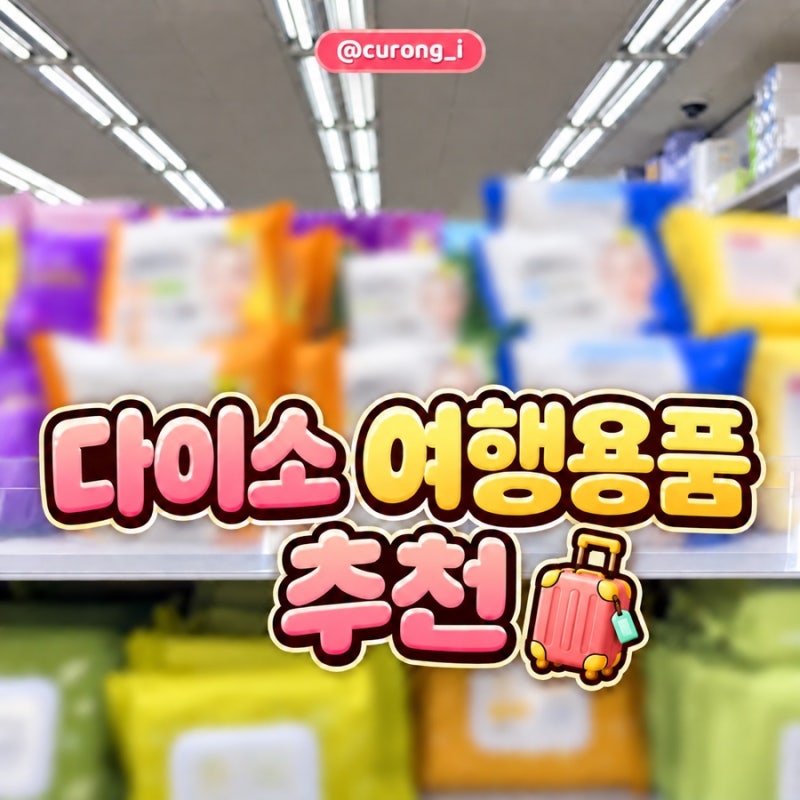 다이소 여행 용품 꿀템 추천 Best 리스트 공유