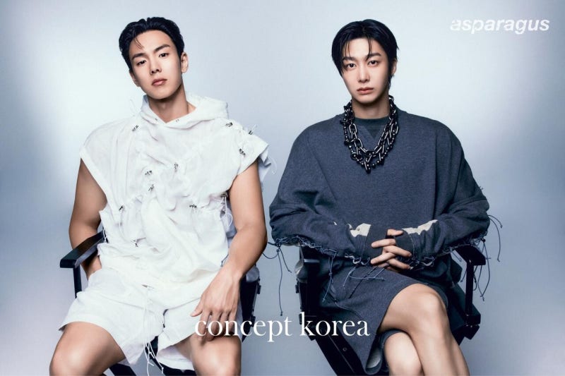 몬스타엑스 셔누·형원, 파리 컨셉코리아 앰버서더로 발탁…10월 1일 팔레 드 도쿄 런웨이 선....