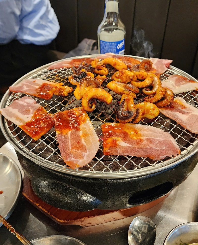 (전북 전주/혁신도시) 쭈꾸미와 돼지꼬리구이의 만남, 이가숯불쭈꾸미 리뷰!