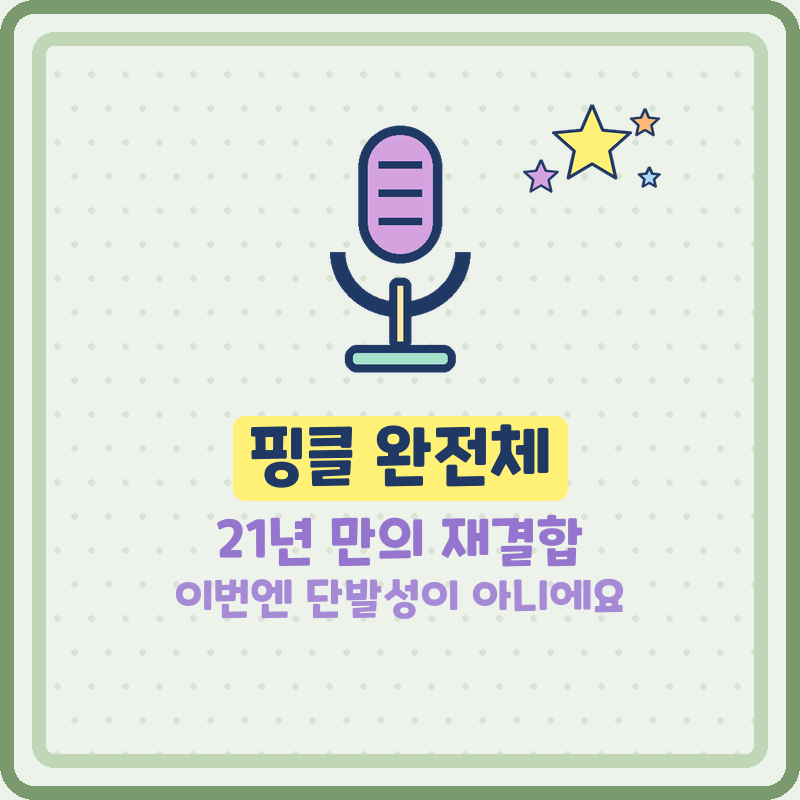 핑클 21년 만에 완전체 이효리 이진 성유리 핑클 멤버, 이번엔 단발성이 아니에요