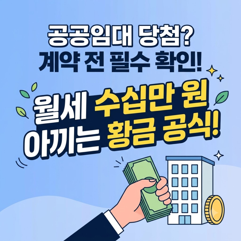 "월세 40만 원 다 내면 바보라던데?" 공공임대 보증금 최대 전환과 버팀목 대출 세팅법